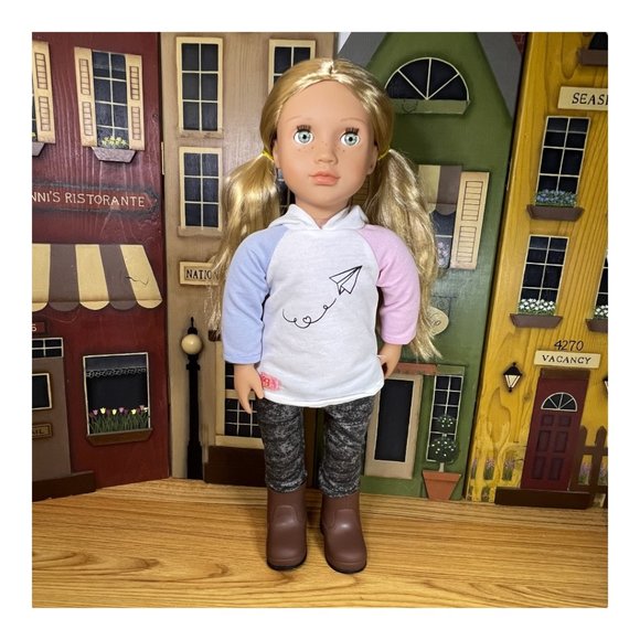 Brown Ankle Boots for 18- Inch Doll - Picture 2 of 10